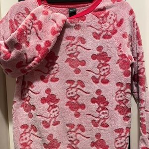 Disney-Fleece jammy top, Mickey